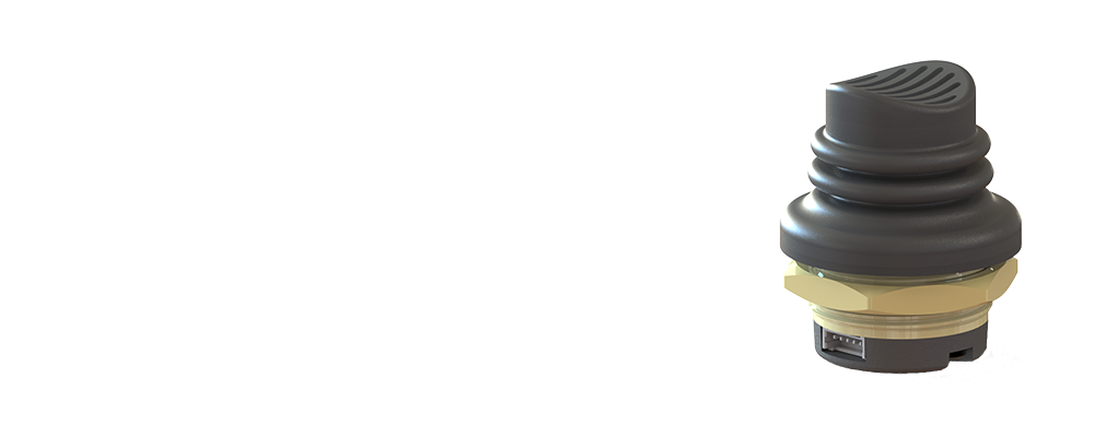 Miniature 2 Axis Hall Effect Joystick